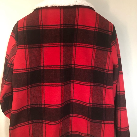 Buffalo Plaid Moto jacket Maurices NWOT - Picture 3 of 12